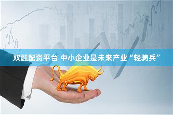 双融配资平台 中小企业是未来产业“轻骑兵”
